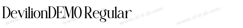 DevilionDEMO Regular字体转换